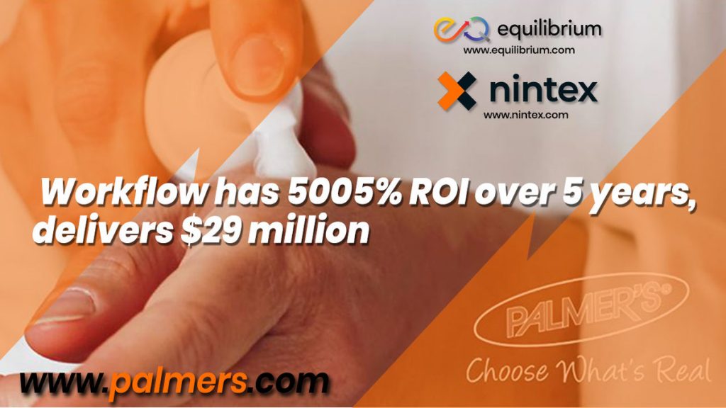 E.T. Browne Drug Co. says joint Equilibrium and Nintex visual workflow system provided massive ROI